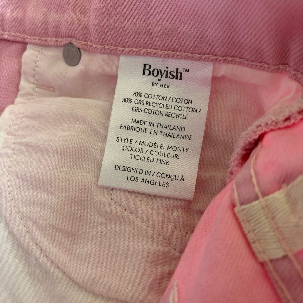 Boyish Monty Shorts High Rise Rigid Denim Cotton Size 25 Tickled Pink - Picture 7 of 7